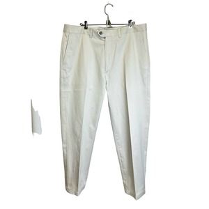 Ralph Ralph Lauren White Dress Pants‎ Men’s 38X30 Chino Flatback Straight Leg